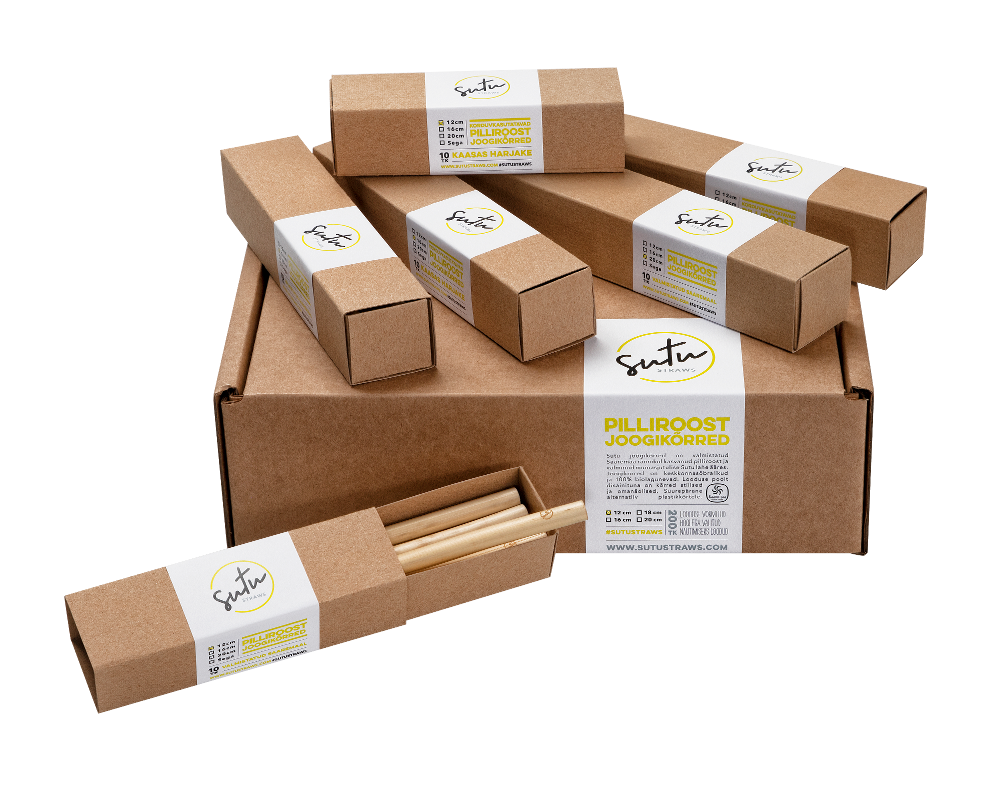 Sutu reed straws, 100% natural