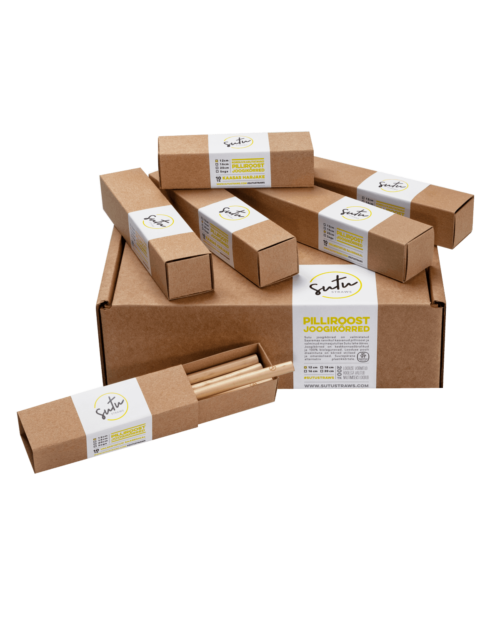 Organic reed straws